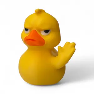 Talk to the Hand Duck – Funny Attitude Rubber Duck Collectible | Sassy Duck