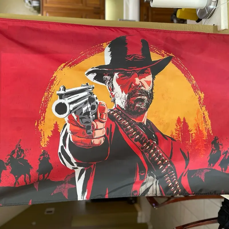 Red Dead Redemption 2 II 5ft Flag RDRII Red Dead Redemption 2 II 5ft Flag RDRII