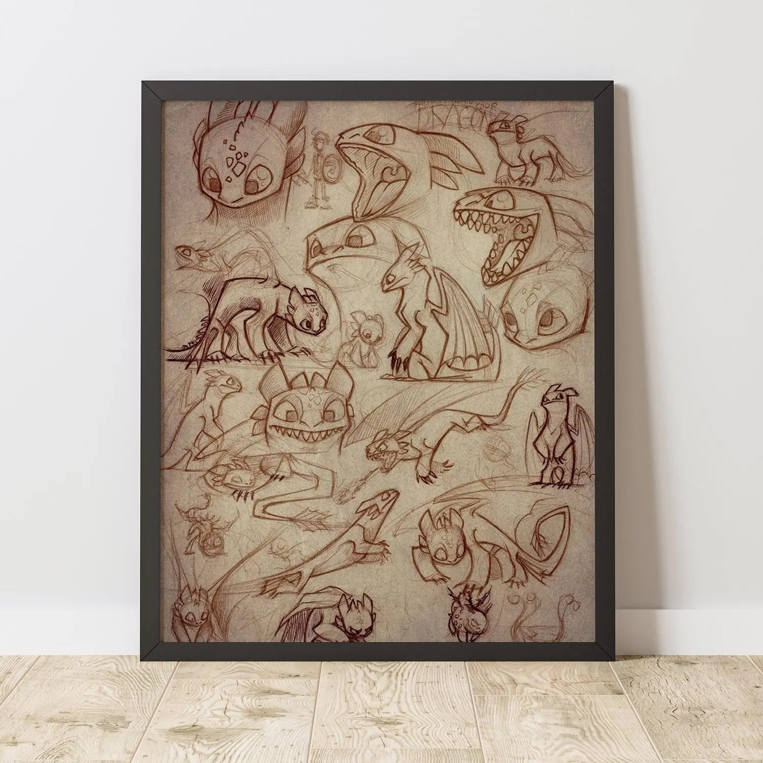 Dragon #Toothlesss Rolled Poster, How to Train Your Dragon Wall Art, Fantasy Movie Poster, Kids Room Decor, Dragon Lover Gift