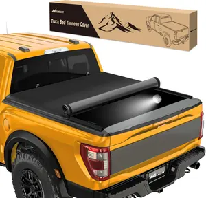 Nilight Soft Roll Up Truck Bed Tonneau Cover Compatible with Ford F150 2015 2016 2017 2018 2019 2020 2021 2022 2023 2024 2025 5.5ft  dealsforyoudays