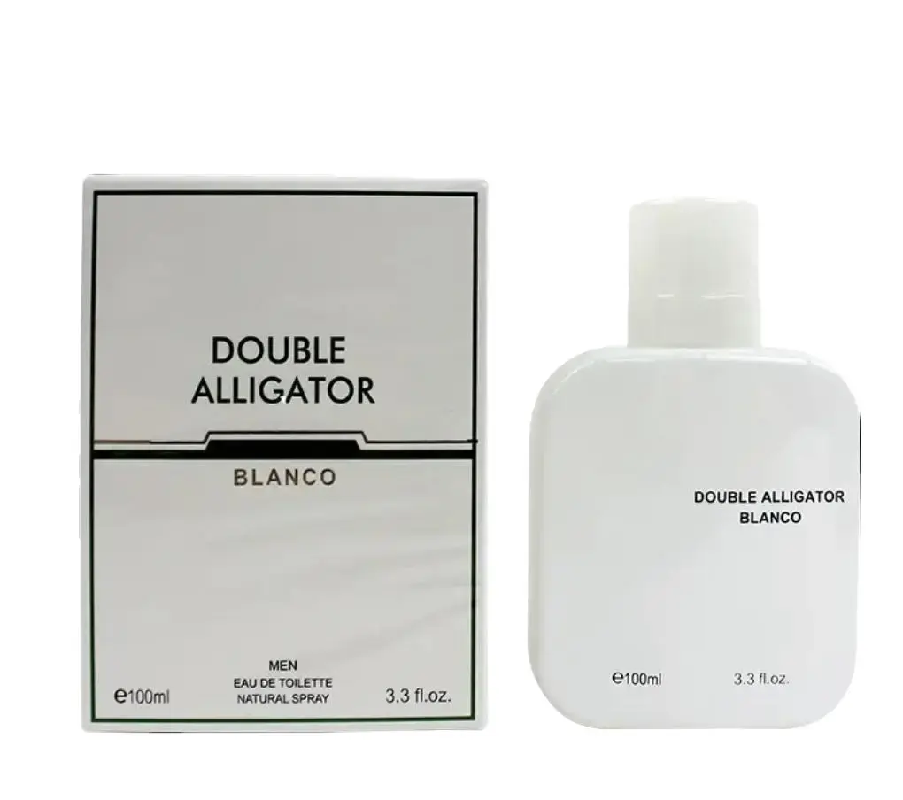 Double Alligator Blanco for Men - Elegant Long-Lasting Fragrance with Unique Double Alligator Design - 100ml Eau de Toilette