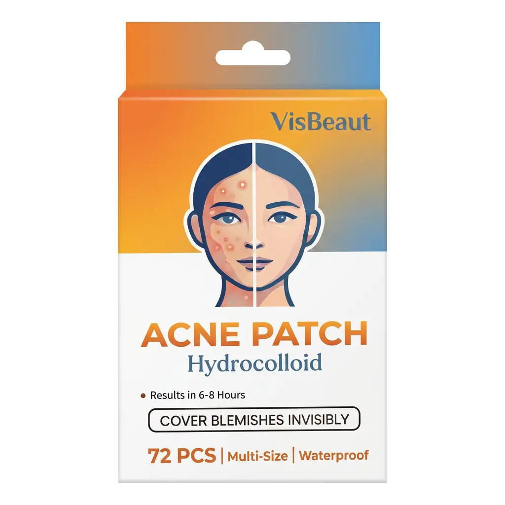 72-Count Multi-Size Emergency Hydrocolloid Silicone Patches - Invisible Coverage Acne Treatments with Salicylic Acid, for Face Acne Spots, Cheeks, Forehead, Apply Over Blemishes, Contains Salicylic Acid, Pimple Patches For Face, Silicone Patches Acne Trea