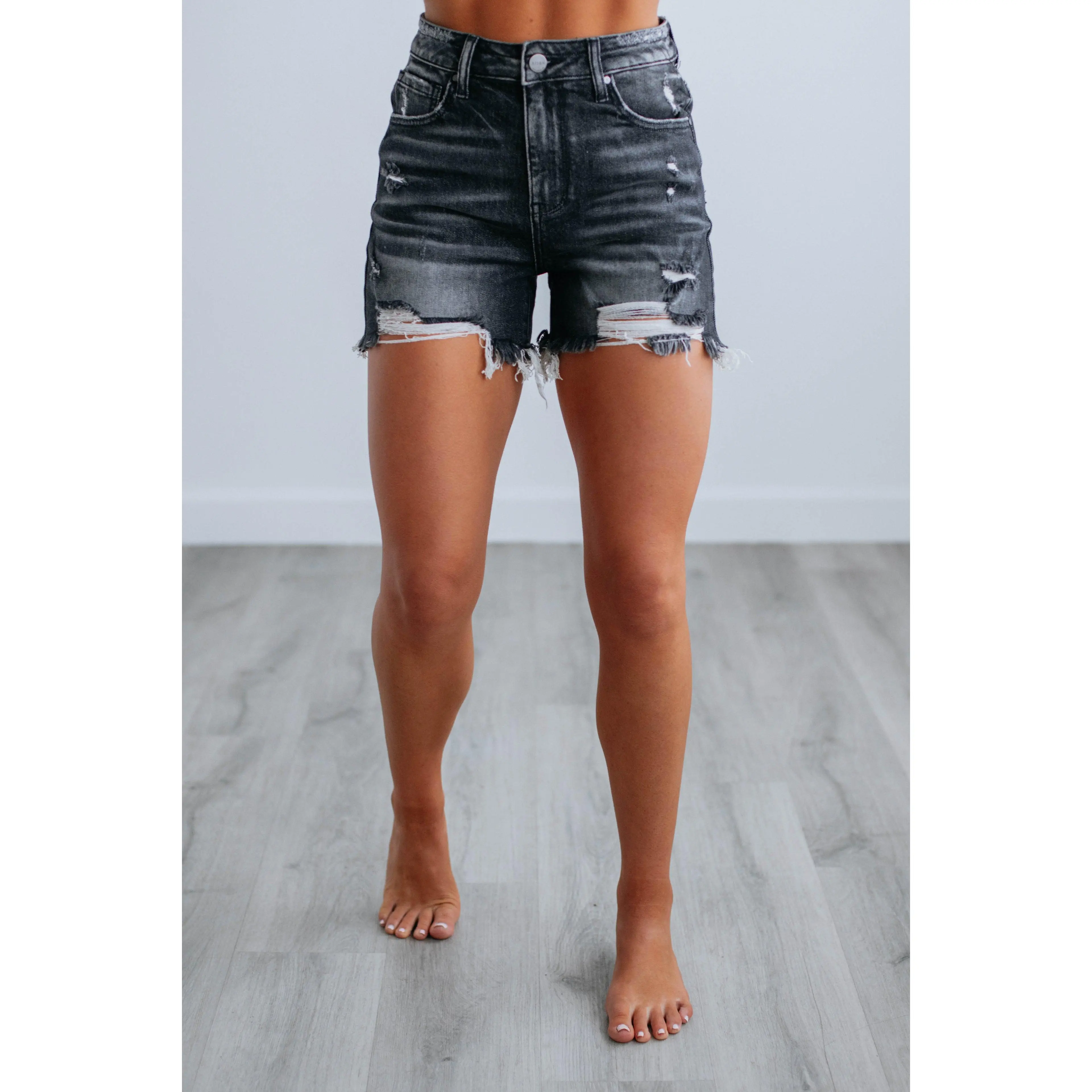 Carlie Risen Shorts - Vintage Black