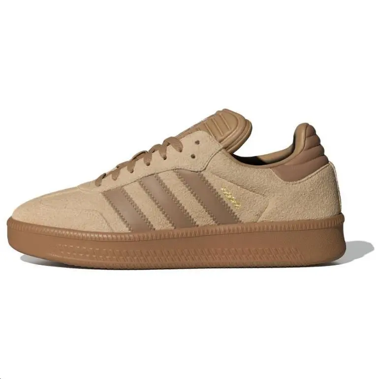 Adidas Originals Samba Magic Beige Gum Versatile Comfort Low Top Skate Shoes Unisex Brown IG6289