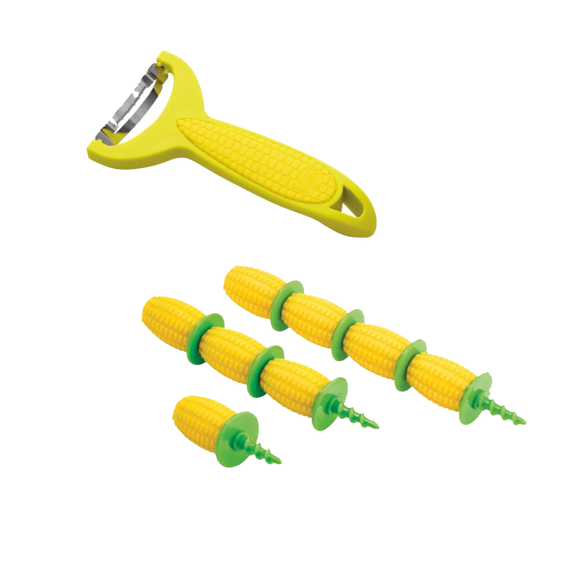 Kuhn Rikon Corn Zipper and Corn Holder Set