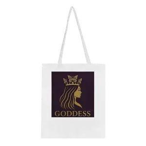 Be Unique, Be Exquisite – Goddess Portrait Tote Bag 🦋✨