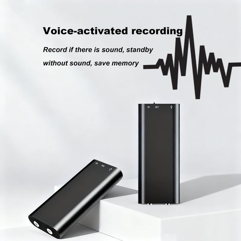 1pc Professional Voice Activated Digital Recorder, 8GB High Definition Noise Canceling MP3 Player, Ultra Thin Portable Recording Pen for Business Meetings, No Battery Included Audio Compact
