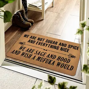 Letter Pattern Welcome Door Mat, Easy To Clean Non-slip Entrance Mat, Unique Rugs, Machine Washable Rug, Household Decorative Floor Mat for Indoor Living Room Bedroom Bathroom Home Decor