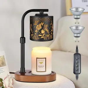 Candle Warmer Lamp,for Mom,for Scented Jar Candles,Electric Candle Lamp Warmer for Home(Butterfly Roses)
