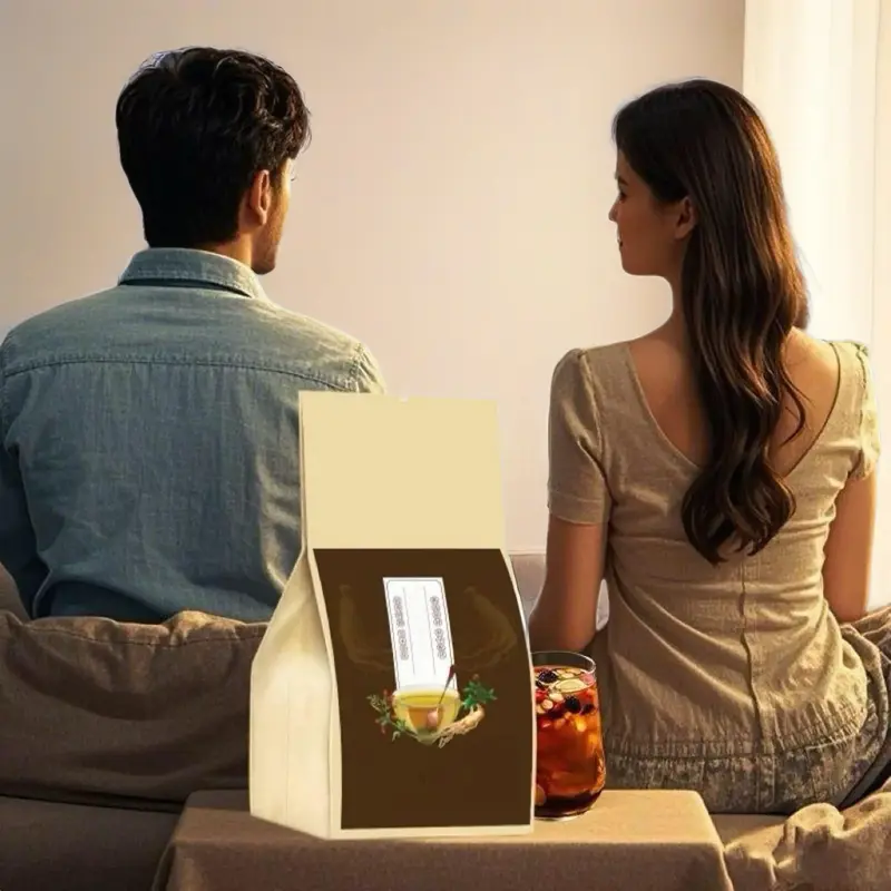 Kidney Tea Formula Ginseng: Ten Treasures Tea Blend Fragrant Tea Goji Tea Men's Tea Healthy Mulberry Herbal Formula Healthy Tea Suitable for Both Men and Women