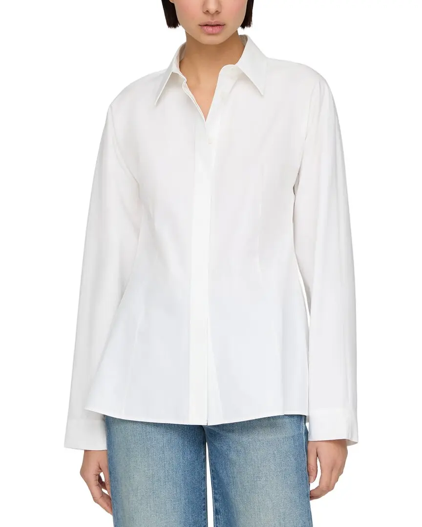 Lafayette 148 New York Pintuck Back Shirt