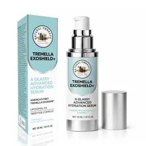 Natural Embrace Tremella Exoshield+ Hydration Lift Serum - 30 ml - HA Liposomes & Collagen Peptides - 3D Glassy Moisture Lock for Glowing, Radiant Skin - K Beauty Barrier Support Natural Makeup Primer