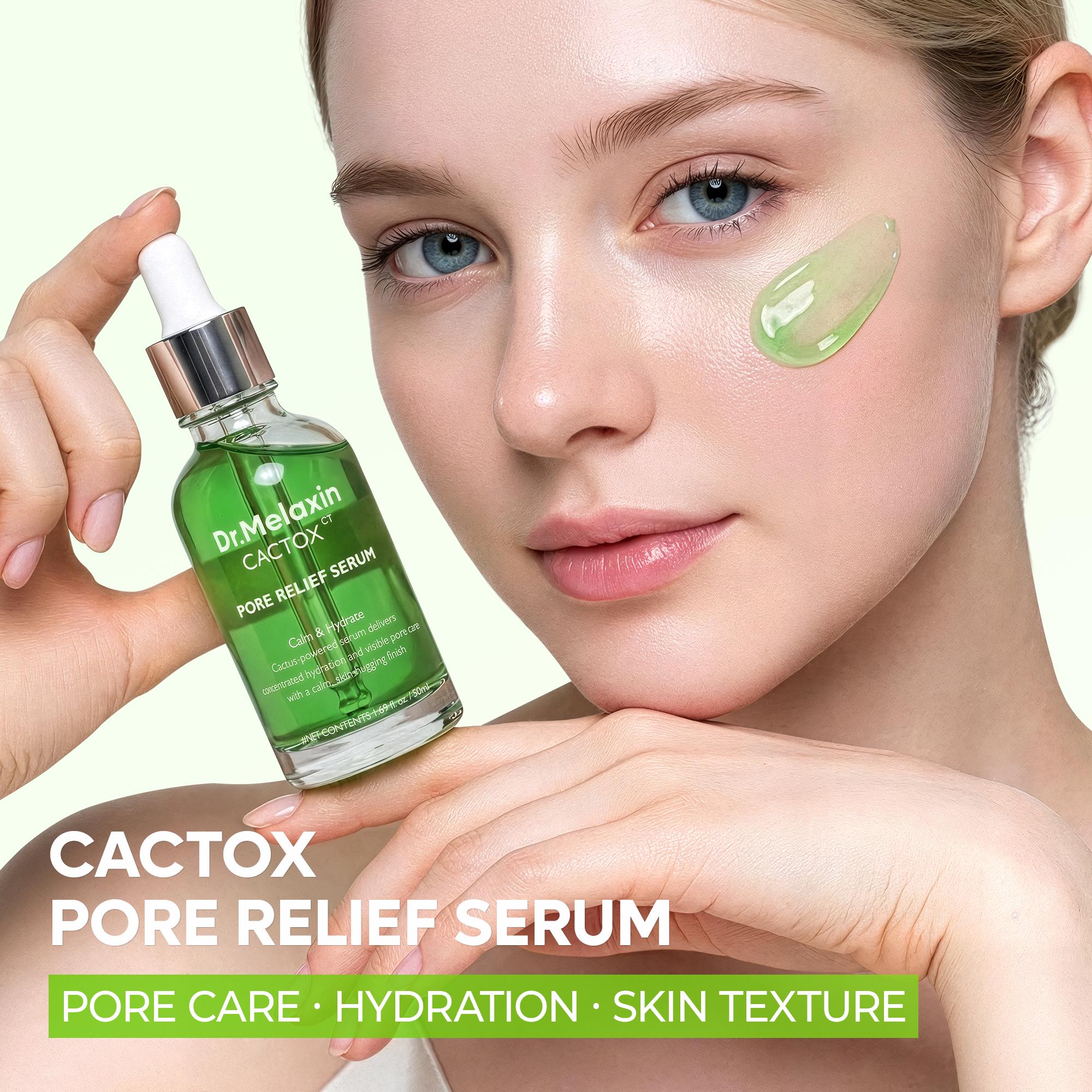 [Dr.Melaxin Official] CACTOX Pore Relief Serum with Pore Refining & Texture Smoothing for Hydrating Care
