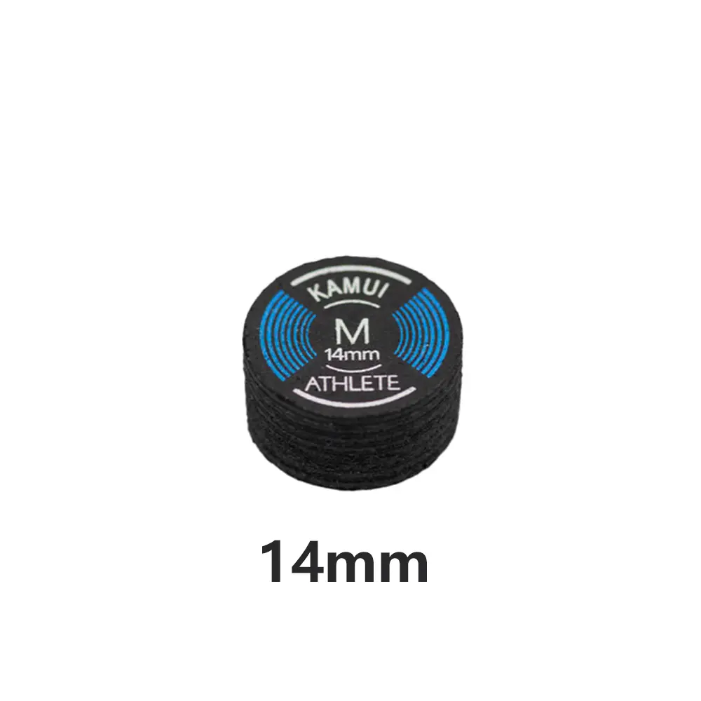 Kamui Billiard Tip Pool Cue Tips Snooker Accessories 14mm 8 Layers Of High-quality Pigskin ss/s/m/h
