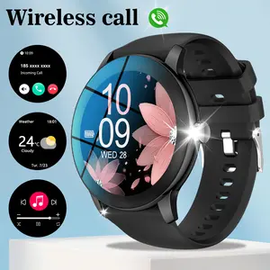 Smart Watch with Wireless Calling & Multiple Sports Modes, Call & Message Alerts, Outdoor Wearable Device Compatible iOS/android, Sports Tracking Smartwatch