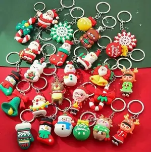 Random Christmas Keychain Gift – Santa or Snowman Charm, Free with Hat Orders