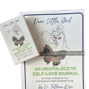 Dear Little Girl Self Love Empowerment Affirmation Card Deck & Journal by Dr TaMara Rose for Grace Joy Authentic Living