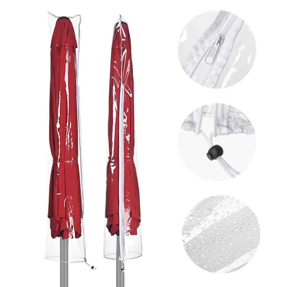 Yescom Waterproof PVC Patio Outdoor Umbrella Cover Bag 8-9ft