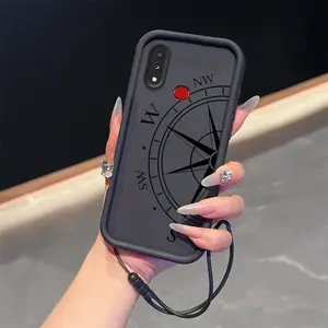 For Galaxy A10S Compass Hand Rope Combination Assembly phone Case For Samsung Galaxy A10S with silicone shock proof design perfect for popular