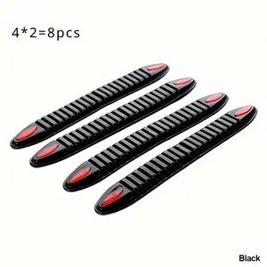 Car Protector Front Bumper Lip Splitter Silane Rear Bumper Protector Guard Scratch Sticker Rubber