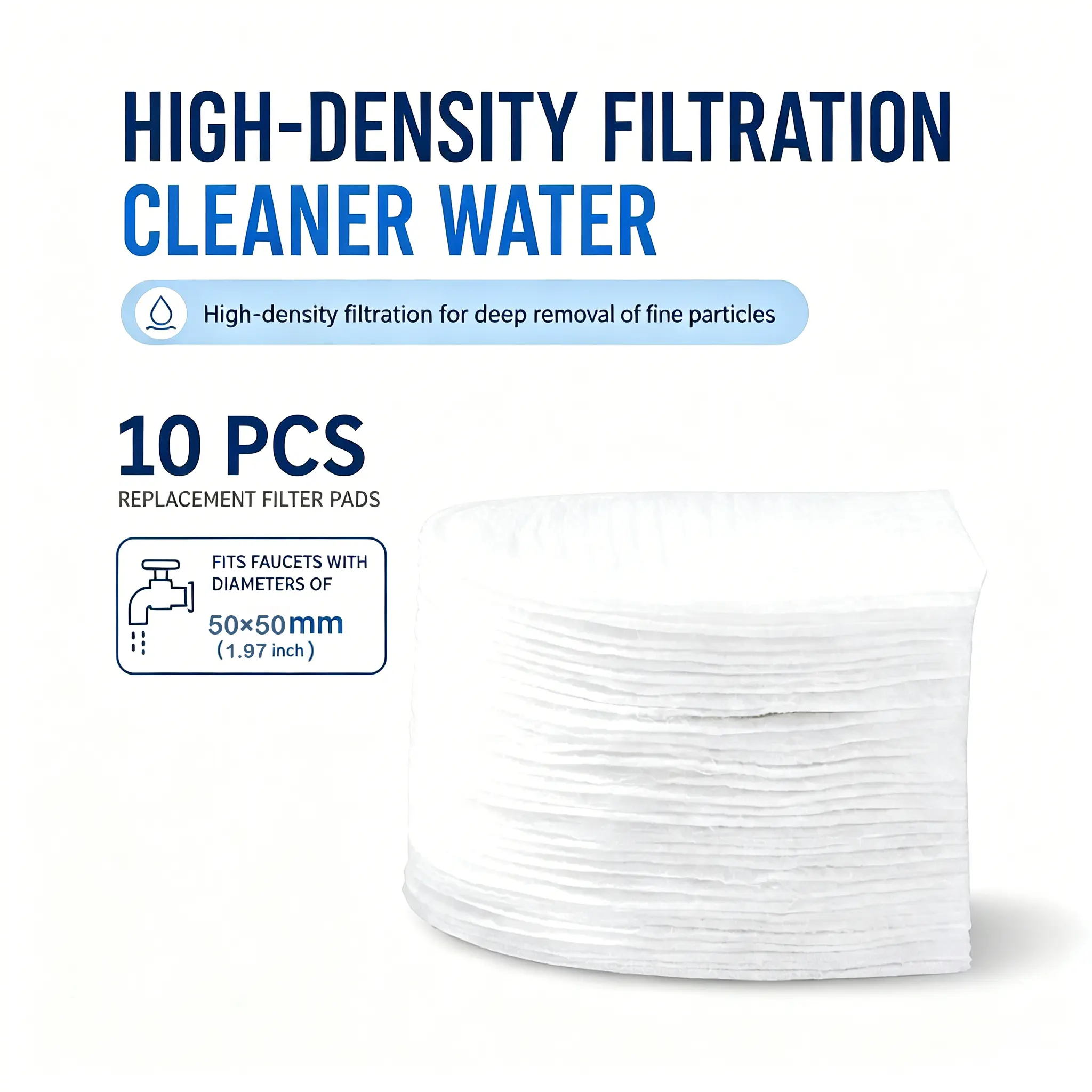 10pcs  （Fits 50mm-50mm(1.97") Faucets）