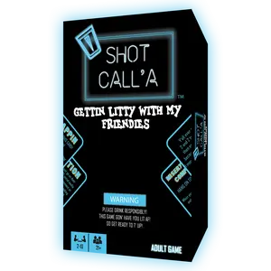 Shot Call'a: Getting Litty With My Friendies - Card Game with Over 100 Cards, Action Cards, Misery Cards, and More, Fun for 2-10 Players, 18+ Advised