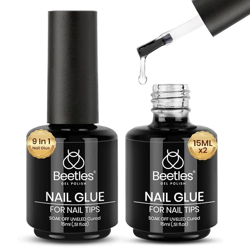 2Pcs 15ml Gel Nail Glue