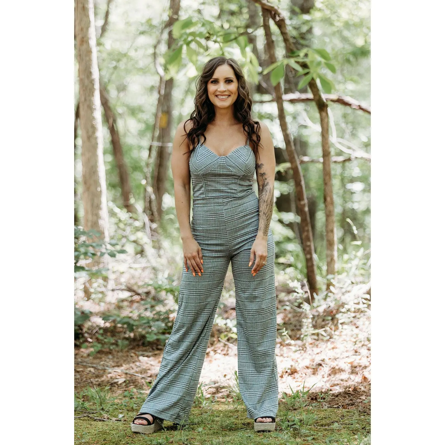 Holiday Plaid Jumpsuit Holiday Plaid Jumpsuit