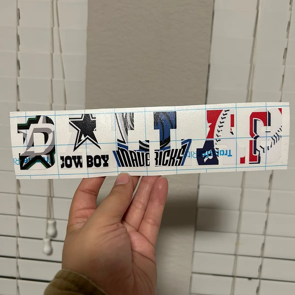 Dallas Sports Fan Decal