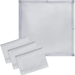 4 count 2 x 2  Fluorescent Light Covers for Ceiling Lights Classroom  Light Filters for Reducing Harsh Glare Flicker for Office Classroom  Drop Ceiling(Solid Style)