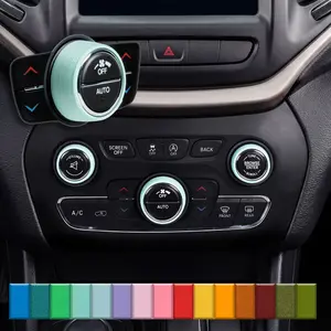 For Jeep Cherokee - Knob Press-Fit Covers 2014-2023 | 3-Knob Set Choose Your Color! Precision Fit For a Snug Fit That Stays In Place With No Tape or Adhesive. Made with High Quality Materials That Won't Warp or Fade! Made In The USA