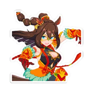 Umamusume Kukulkan Monk El Condor Pasa No Color Outline Sticker