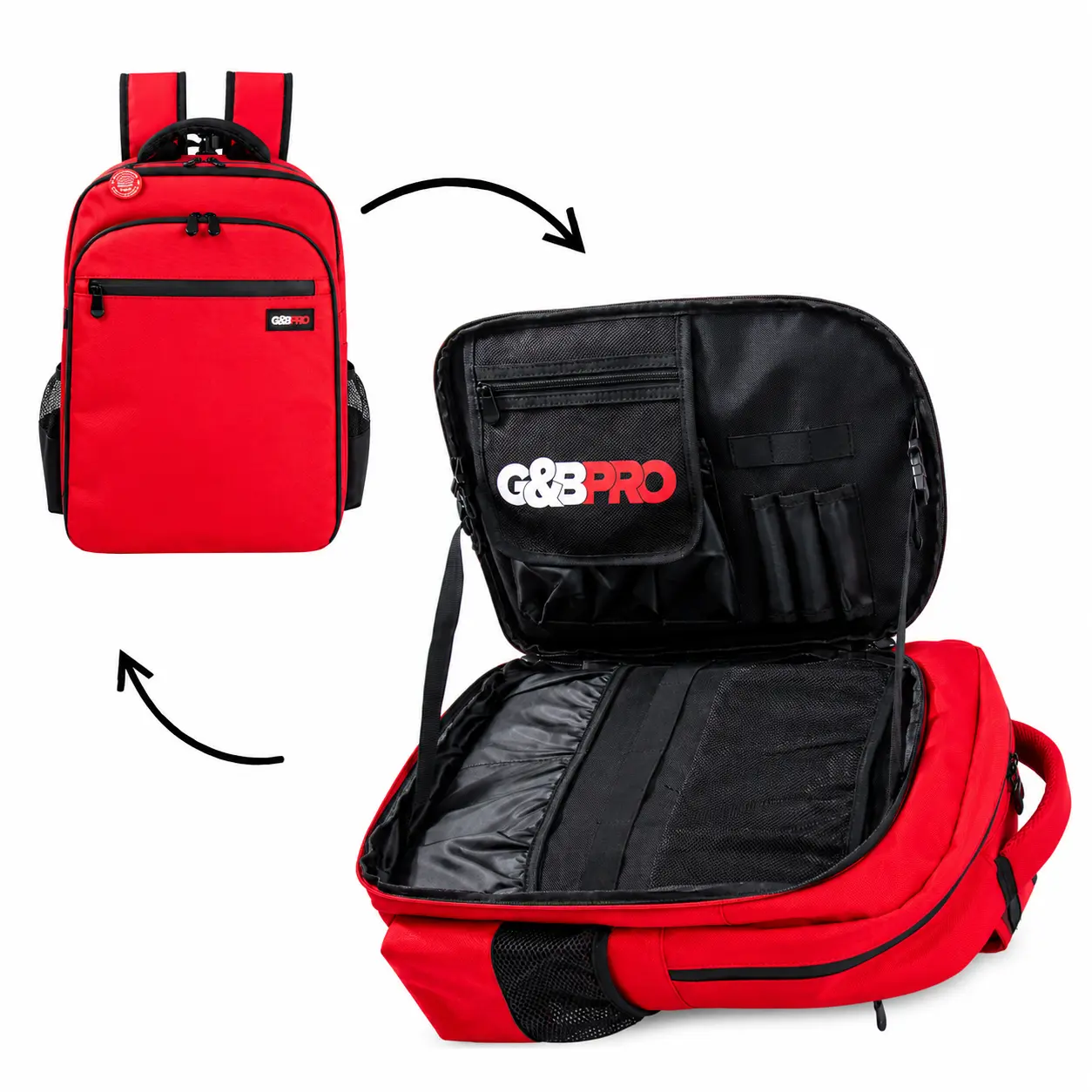 Fit-All Mobile Backpack – Fire Red Fit-All Mobile Backpack – Fire Red