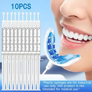10-Pack Teeth Whitening Gel Pens, Deep Cleaning Tooth Stain Remover, Professional Dental Care Tools, Effective Oral Hygiene Solution, Teeth Brightening