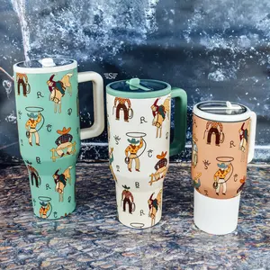 Life of a Cowboy Flip Lid Tumbler