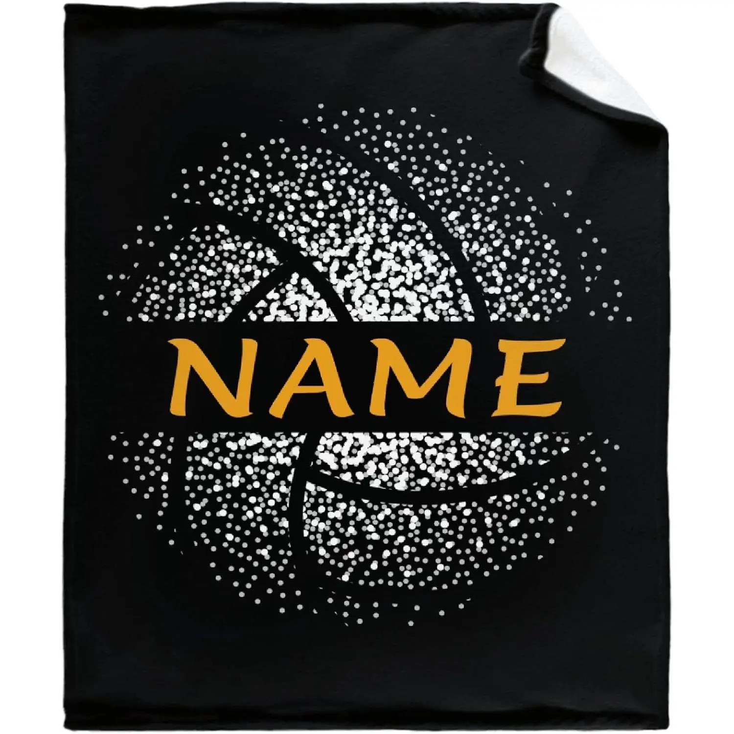 Customized Volleyball Photo Collage Blanket - Personalized Breathable Soft Throw with Names & Words, Player Gift for Christmas, Father's Day, Birthday for Friends, Grandfather, Holiday, Keep Warm