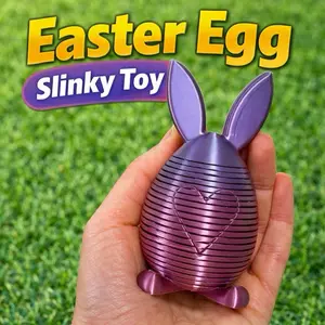 Easter Egg Slinky Toy - Super Flexible Spring Toy