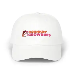 Drunkin' Grownups Dad Hat — Funny Drinking Cap, Party Hat, Gift for Him Her, Beer Hat, Bachelorette Hat, Day Drinking Cap