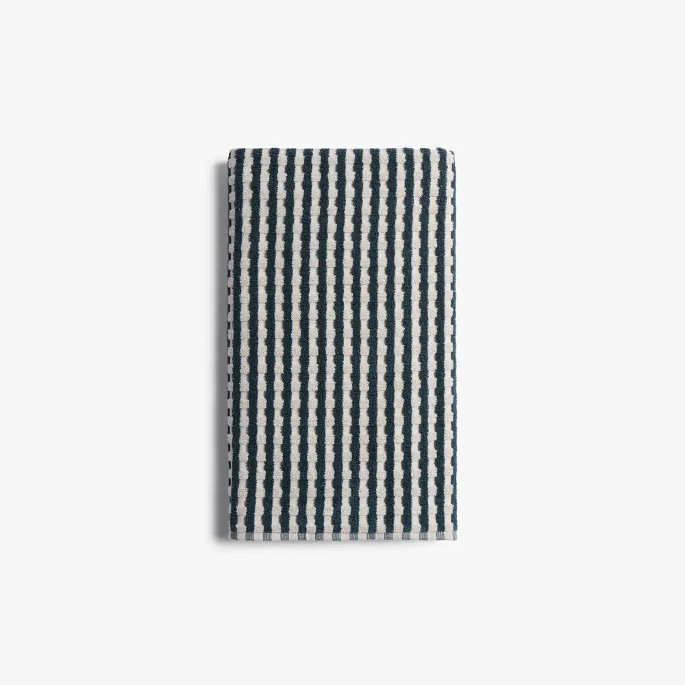Terry Check Bath Towel Cove - Parachute