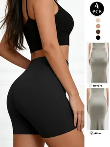 Hotcom Women's High-Waist Shaping Panties, Ultra-Elastic Waistband, Comfortable Breathable Design, Ideal for Daily Wear & Fitness
