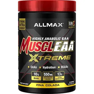 Allmax Muscle EAA Xtreme - Supplement for Enhanced Recovery, Performance Enhancement & BCAAs Support - Healthcare Fitness Dietary Edible Optimum