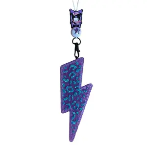 Leopard Lightening Bolt Car Air Freshener with Hanger | Oceans (BBW)