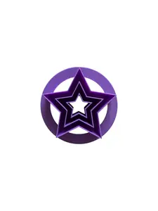 Star Pattern Concha Stamp