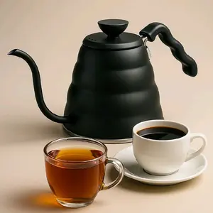 V60 "Buono" Gooseneck Drip Kettle, 1200ml, Matte Black - NEW