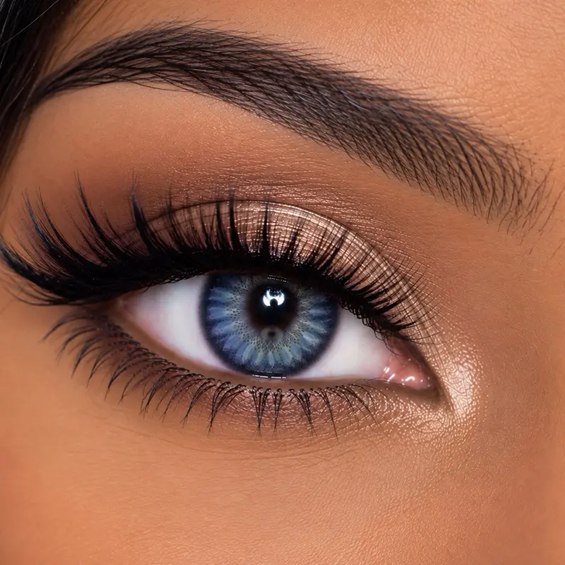 Lash applicator tool and eyes makup Lash applicator tool and eyes makup