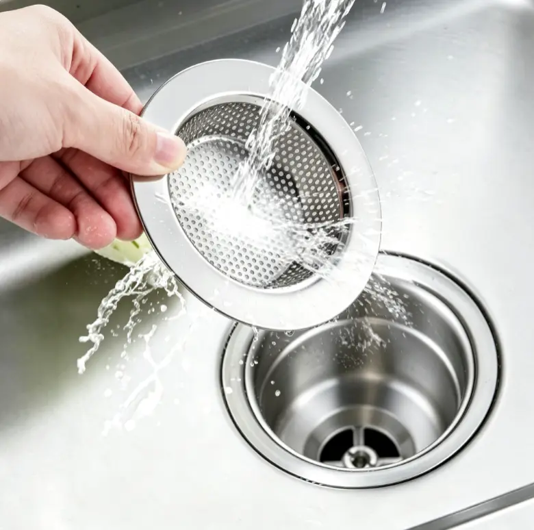 (2 Pcs) Durable Anti-Clogging Kitchen Sink Strainer, 4.5 in Diameter, Cleaner Plumbing for Unclogging Drain Pores, Upgraded Safe Design Fits Most Sink Drains, Essential for Tidy Kitchens