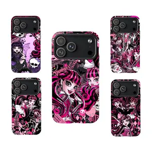 Monster High Cool Draculaura Glossy Phone Case For IPhone 17-11, Pro Max, Pro Plus, and Samsung S26-23 Safety Case