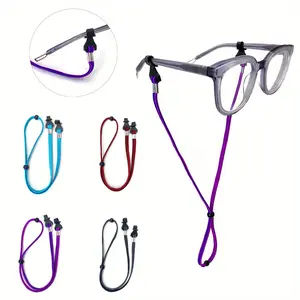 4 Pcs Glasses Strap - Adjustable, Unisex Sports Sunglasses Strap, Lightweight Design, Suitable for Outdoor Activities