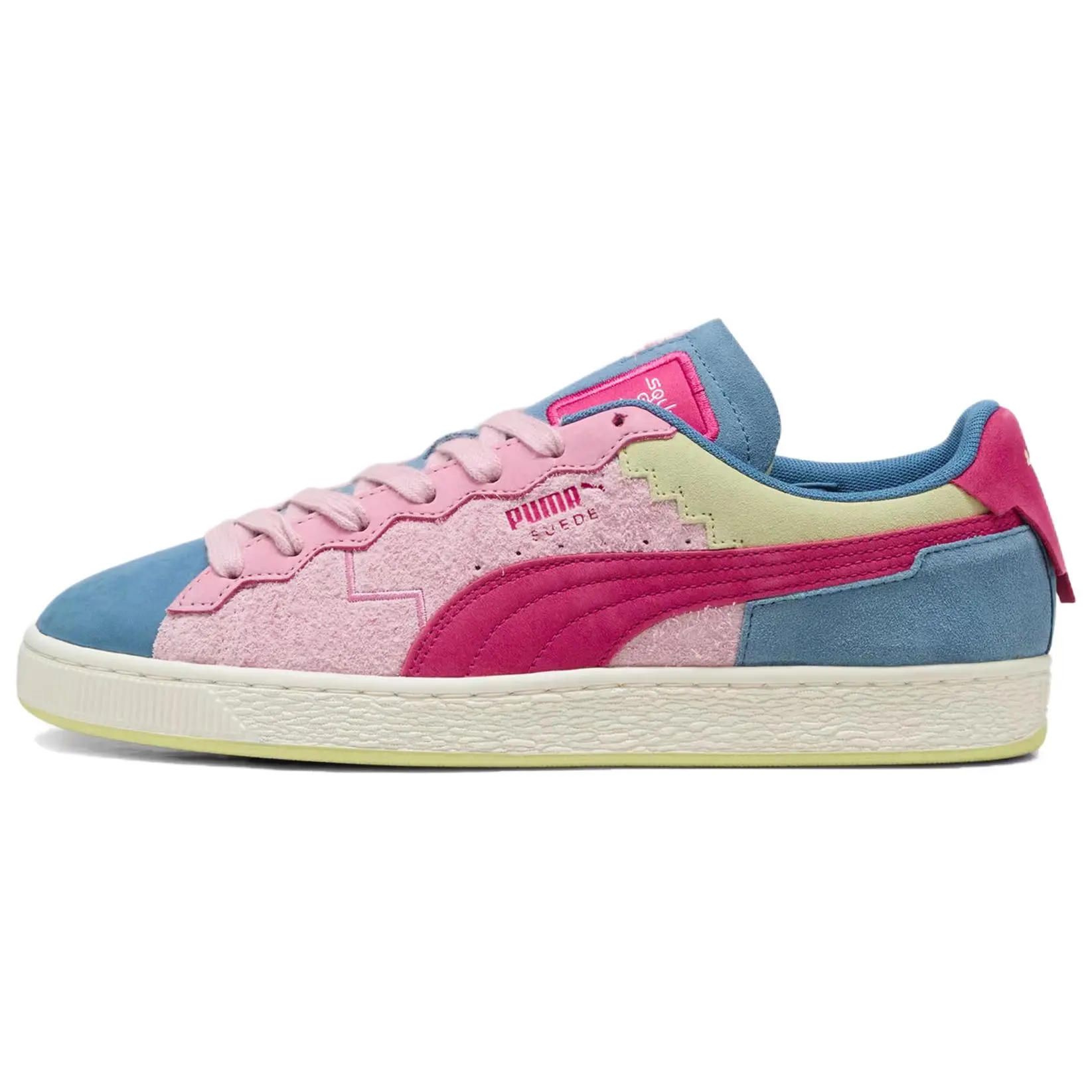 PUMA x Squid Game x Maison Mihara Suede Low-Top Men's & Women's Trainer, Official House White Athletic Casual Footwear with Comfortable Thin Sole & Durable Design