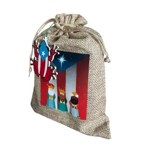 Puerto Rico 3 Kings Gift Bag with Ornament Christmas Holiday